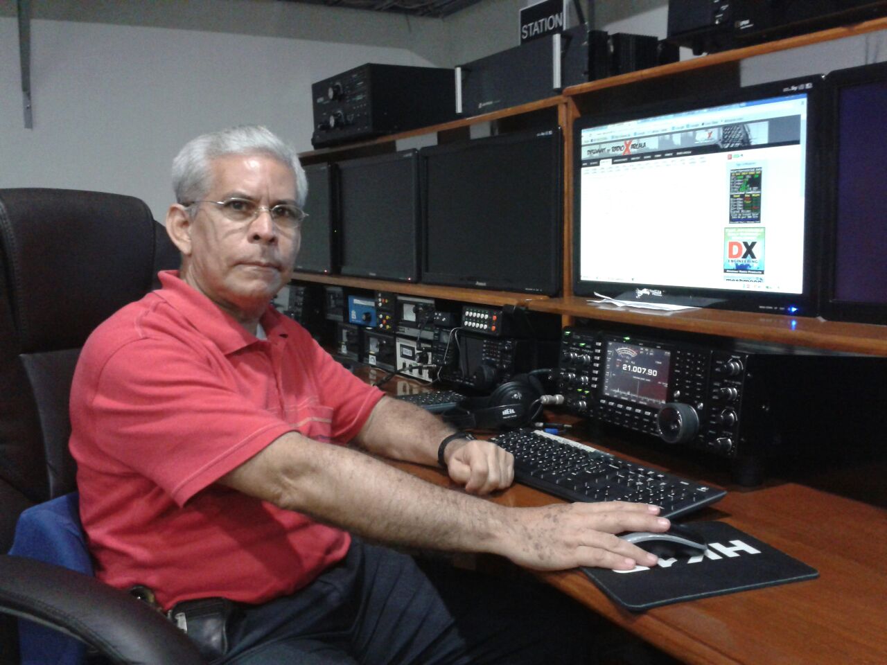 Radioaficionado Diogenes Bolivar Mosquera ao 2017